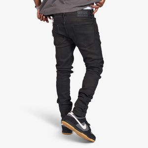 "Chicago" Jeans (oil black/red)